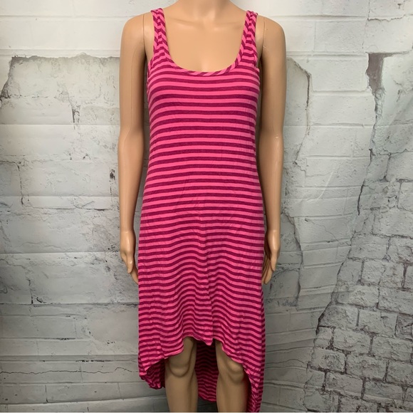 Hard Tail Dresses & Skirts - Hard Tail High-Low Striped Dress